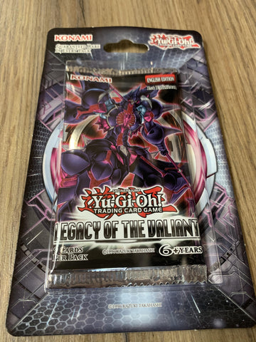 Yu-Gi-Oh! Legacy of the Valiant Blister Pack 1st Edition