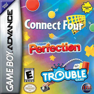 Connect Four / Perfection / Trouble - GBA (Pre-owned)