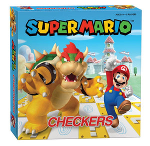 CHECKERS: Super Mario vs. Bowser (International/Bilingual Version) [The OP Usaopoly]