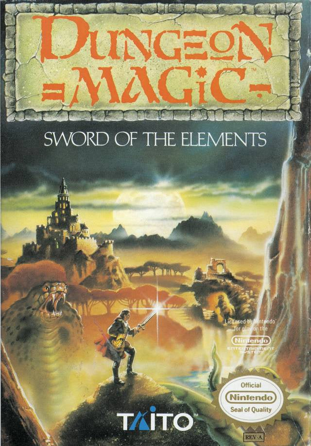 Dungeon Magic: Sword of the Elements - NES (Pre-owned)