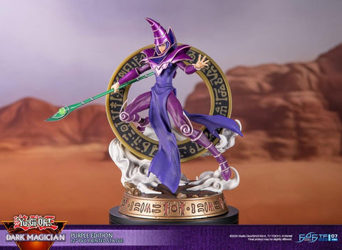 Yu-Gi-Oh Dark Magician (Purple Edition) 12" PVC Painted Statue Standard Edition [First 4 Figures]