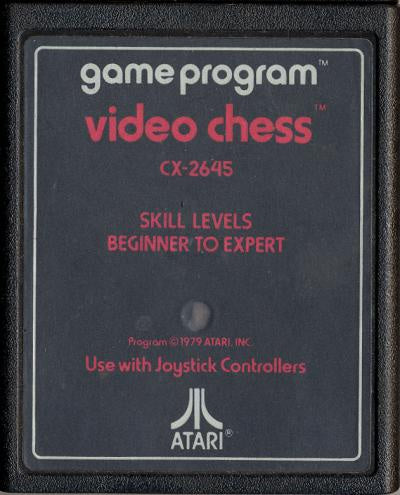 Video Chess (Text Label) - Atari 2600 (Pre-owned)