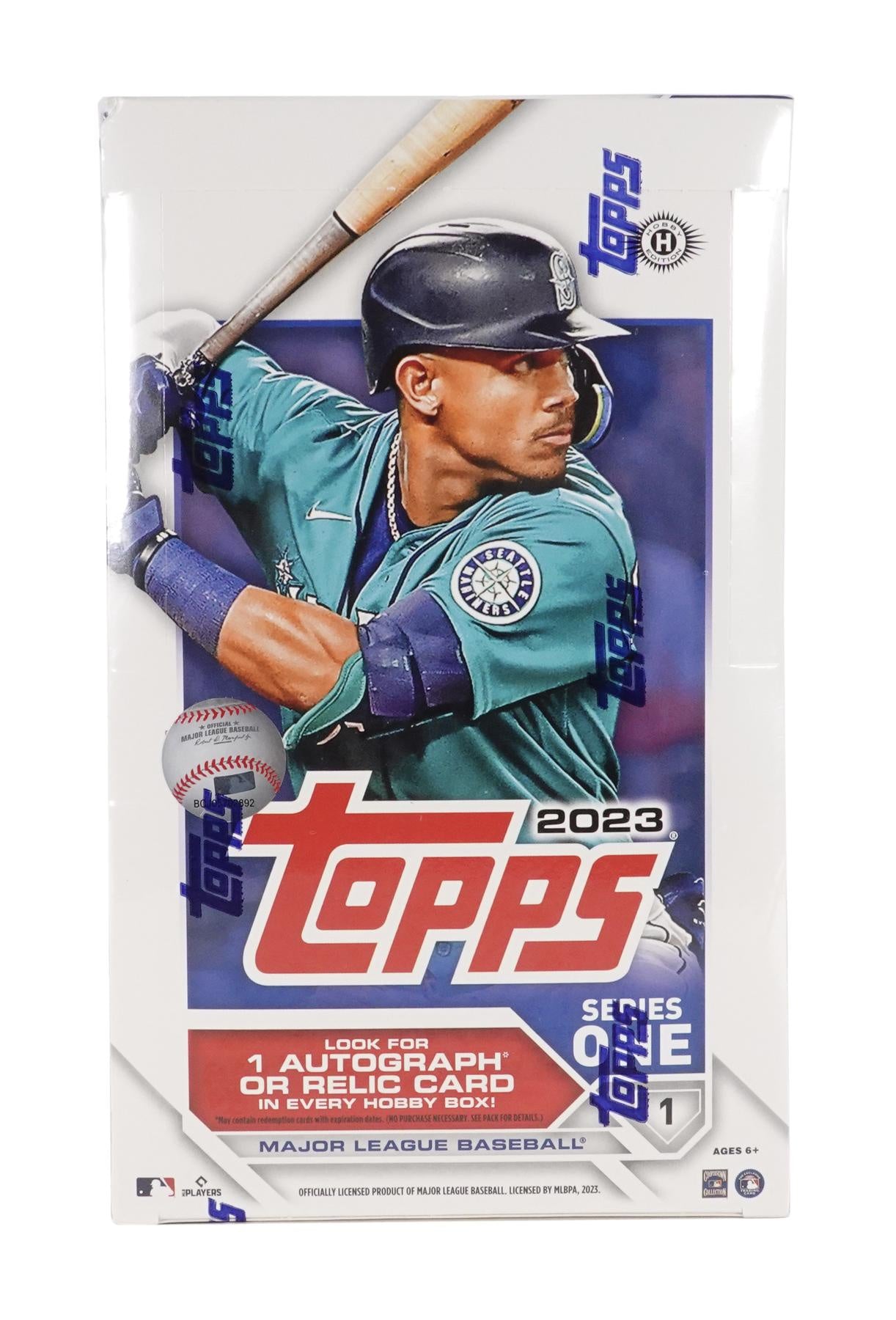 2023 Topps Baseball Series 1 Hobby Box (24 + 1 Packs Per Box, 14 Cards Per Pack)