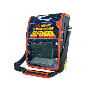 Midway Classic Arcade Defender 14" Messenger Bag