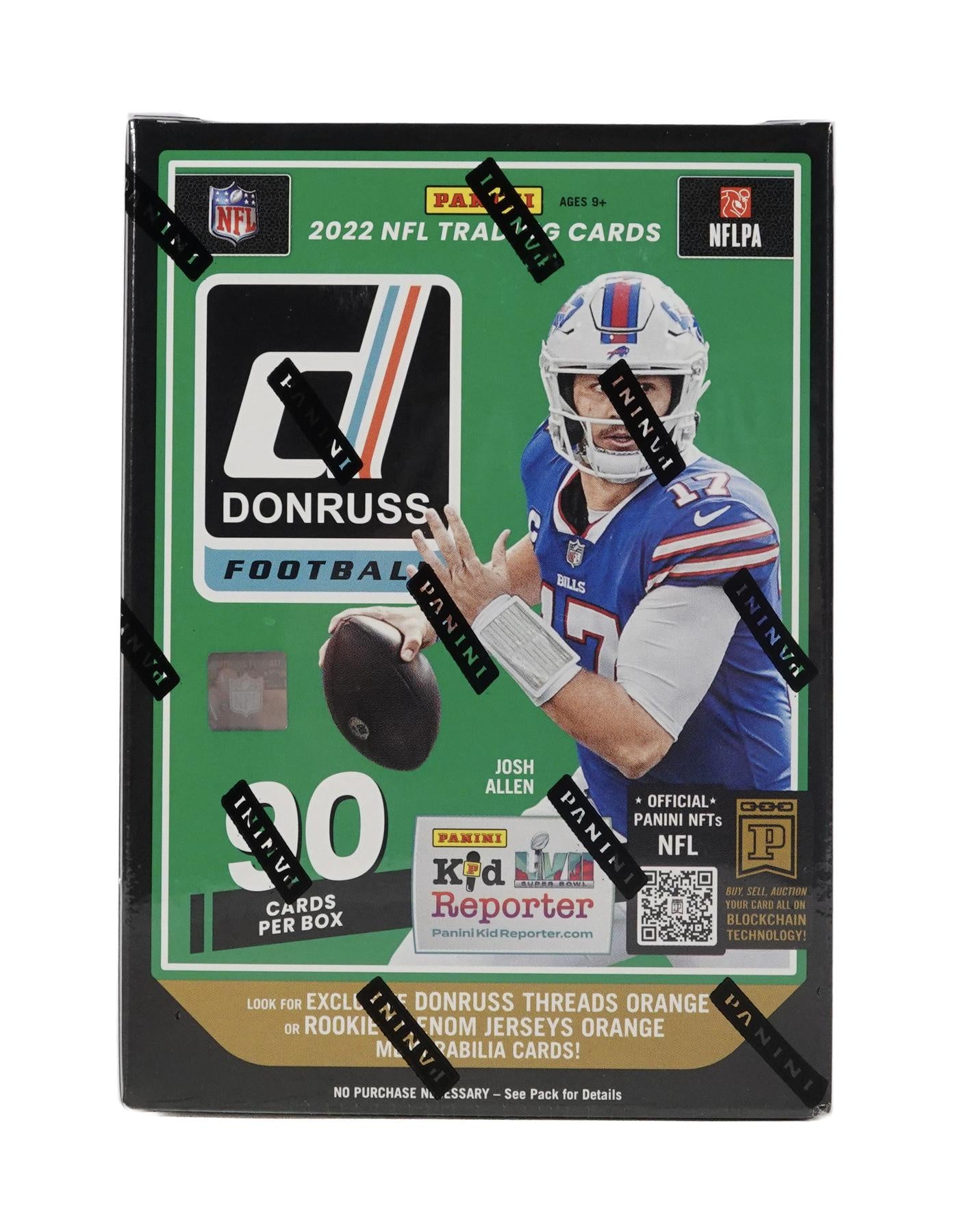 2022 Panini Donruss NFL Football Blaster Box (6 Packs Per Box)