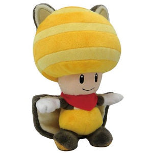 FLYING SQUIRREL TOAD 8" PLUSH (YELLOW)