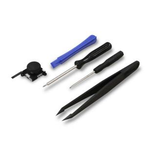 Analog Stick Repair Kit with Tools (Black)