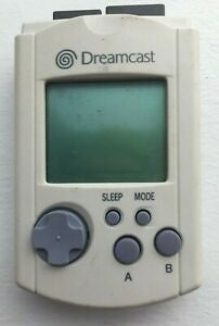 Official Sega Dreamcast VMU Virtual Memory Unit - White [OEM] Used