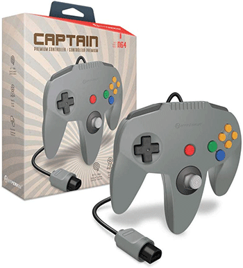 HYPERKIN "Captain" Premium Controller for N64 (Grey)