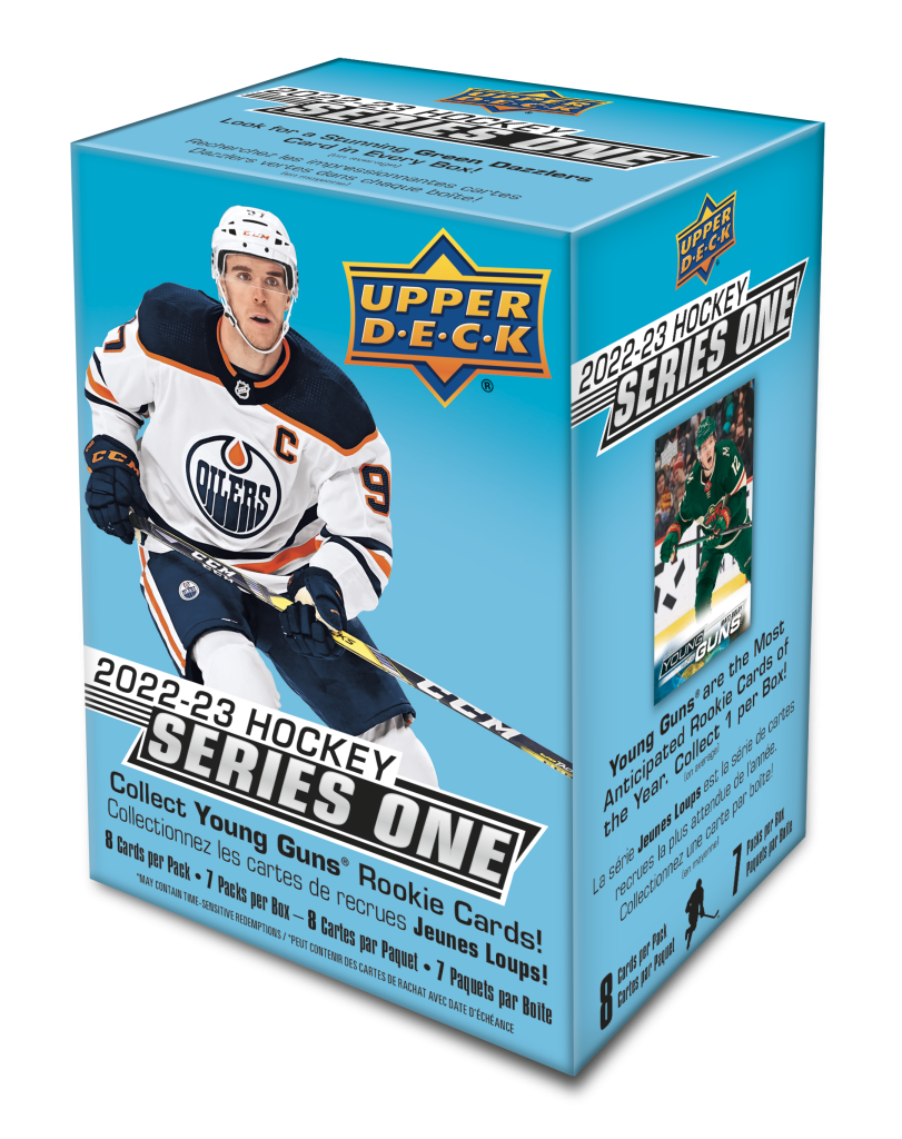 2022-23 Upper Deck Hockey Series 1 Blaster Box (7 Packs Per Box)