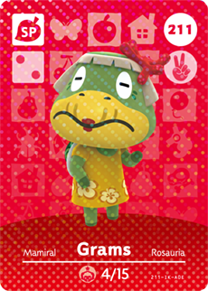 211 Grams SP Authentic Animal Crossing Amiibo Card - Series 3
