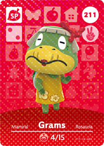 211 Grams SP Authentic Animal Crossing Amiibo Card - Series 3
