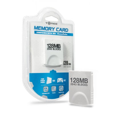 Wii/GC Tomee 128 MB Memory Card (2043 Blocks) - GC