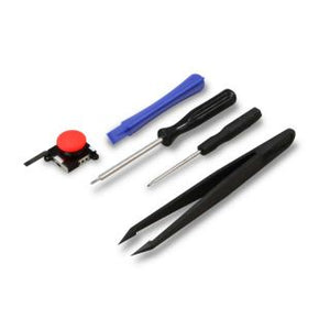 Analog Stick Repair Kit with Tools (Red)