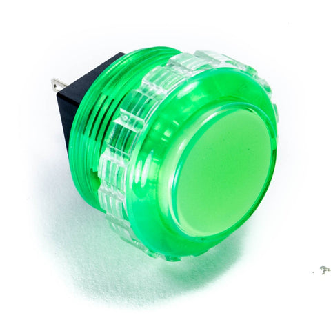 Seimitsu PS-14-KN 30mm Screw-In Skeleton Pushbutton Clear (Green)
