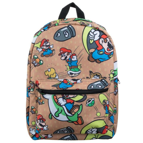 SUPER NINTENDO - Super Mario Quick Turn Super Mario World Toss Aop Backpack