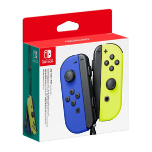 Nintendo Switch Left and Right Joy-Con Controllers - Blue/Neon Yellow