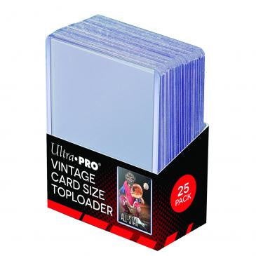 Ultra Pro -  Vintage Sized Toploader 2-5/8" x 3-3/4" Top Loader 25ct