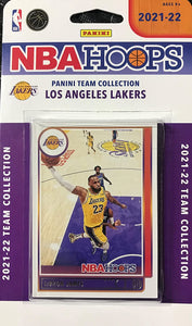 2021-22 Panini NBA Hoops Basketball Team Collection Set - Los Angeles Lakers