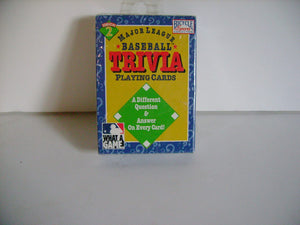 Major League Baseball Trivia Playing Cards Deck from Bicycle Sports Collection (1996)