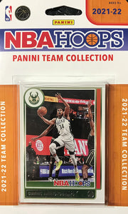 2021-22 Panini NBA Hoops Basketball Team Collection Set - Milwaukee Bucks