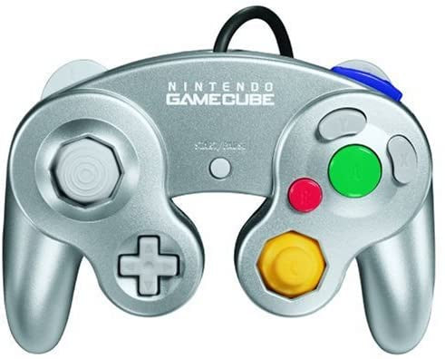 Gamecube Controller Platinum Gray Official GC Grey