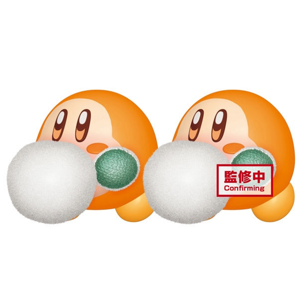 Kirby Fluffy Puffy Play in the Snow Waddle Dee x2 2″ Figure [Banpresto]