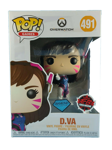 Funko POP! Games: Overwatch - D.VA #491 (Diamond Collection)