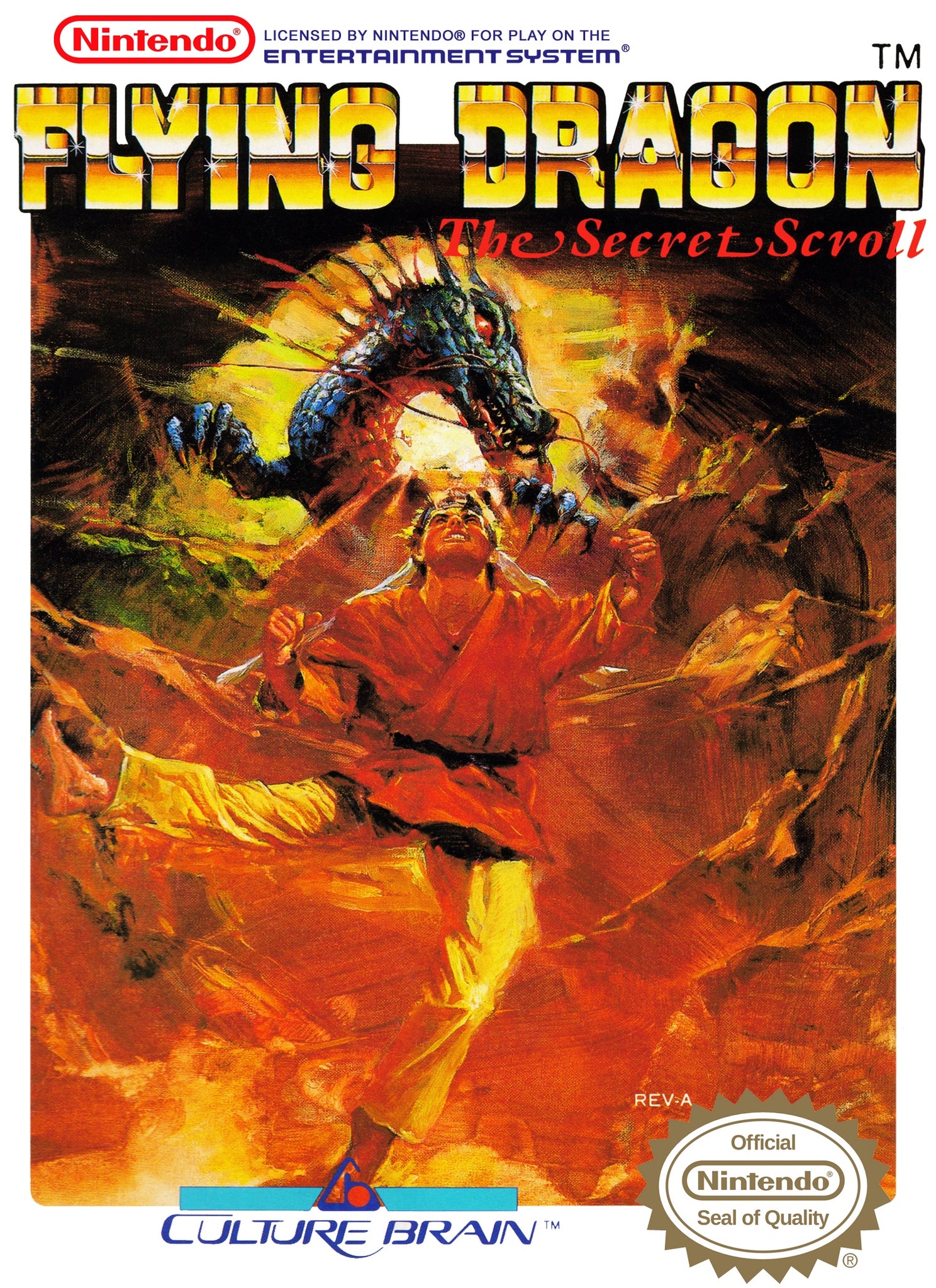 Flying Dragon: The Secret Scroll - NES (Pre-owned)