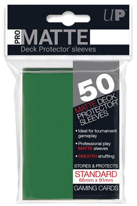 Ultra Pro Standard Pro Matte Deck Protector Card Sleeves 50ct - Green