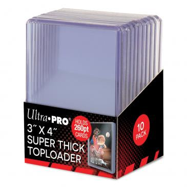 Ultra Pro - 3" x 4" Super Thick Top Loader 260pt Toploader 5ct