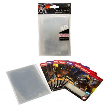 Ultra Pro - Oversized Clear Top Loading Deck Protector Sleeves - 40ct
