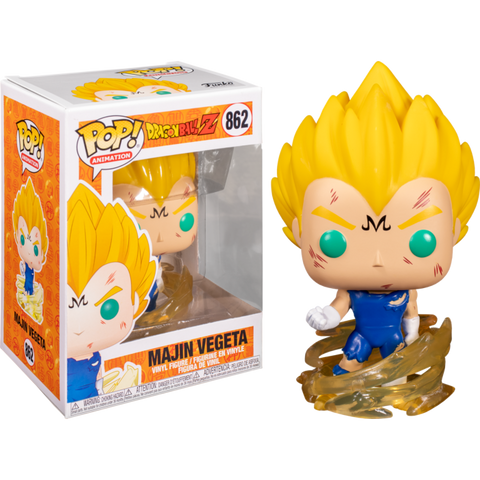 Funko POP! Animation - Dragon Ball Z - Majin Vegeta #862 Vinyl Figure (Box Wear)