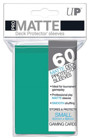 Ultra Pro Small Card Pro Matte Deck Protector Sleeves 60ct - Aqua