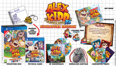 Alex Kidd in Miracle World DX: Signature Edition (PAL Import) - PS4