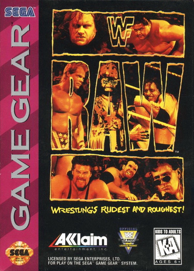 WWF Raw - Game Gear (Pre-owned)
