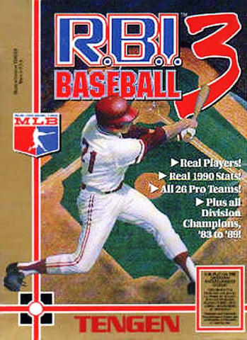 RBI Baseball 3 (Tengen) - NES (Pre-owned)