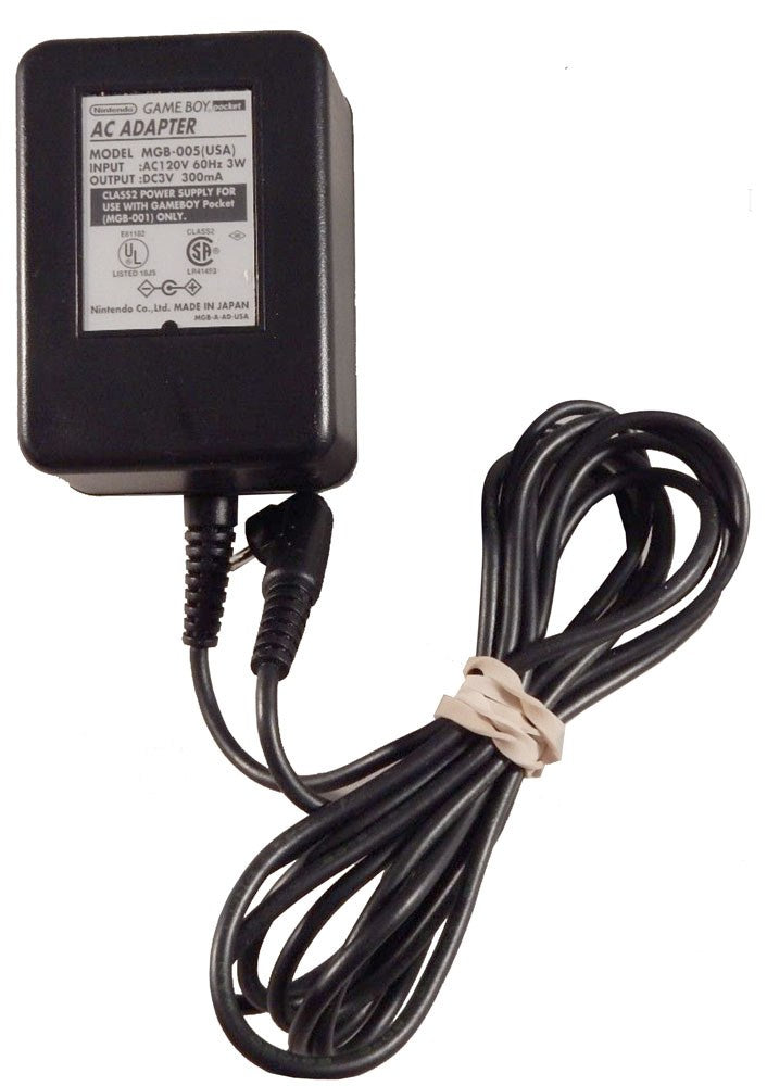 Game Boy Pocket Official OEM AC Adapter (also works with Game Boy Color)