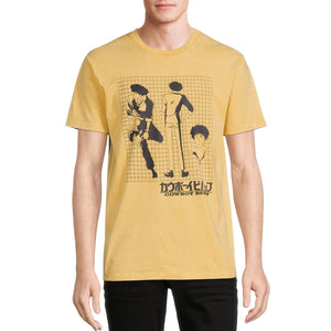 Cowboy Bebop Men’s Mineral Wash T-Shirt with Short Sleeves
