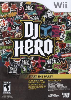DJ Hero (Game Only) - Wii (Pre-owned)