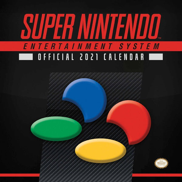 Super Nintendo Games 2021 Calendar