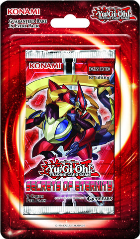 Yu-Gi-Oh! Secrets of Eternity Blister Pack - 1st Edition