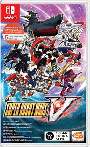 Super Robot Wars V (Japan Import, Plays in English, Region Free) - Switch