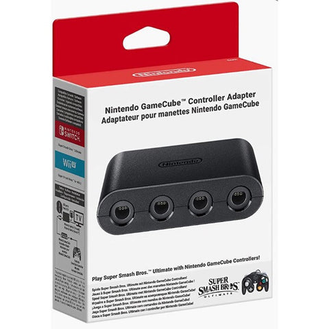 OFFICIAL GAMECUBE 4 PLAYER CONTROLLER ADAPTER FOR SMASH BROS [NINTENDO]