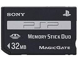 32MB Playstation Portable Memory Stick Pro Duo Card PSP Sony