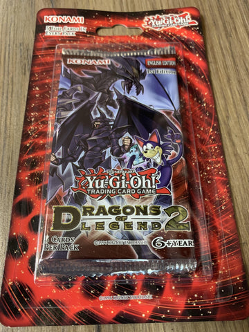 Yu-Gi-Oh! Dragons of Legend 2 Blister Pack 1st Edition