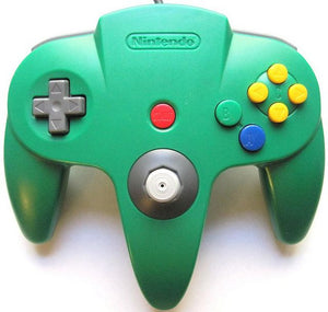 Nintendo 64 Controller Green Solid Color Official N64 Colour