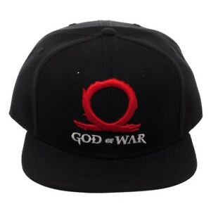 GOD OF WAR - Core Line Embroidery Acrylic Wool Black Snapback