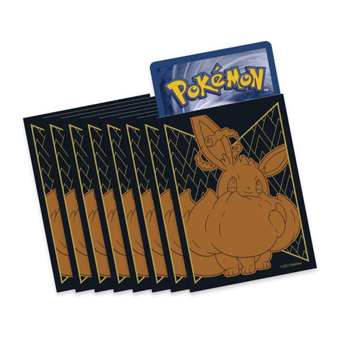 Eevee Pokemon Shining Fates Standard Deck Protector Sleeves Only 65 ct (Generic Packaging)