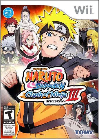 Naruto Shippuden: Clash of Ninja Revolution 3 - Wii (Pre-owned)